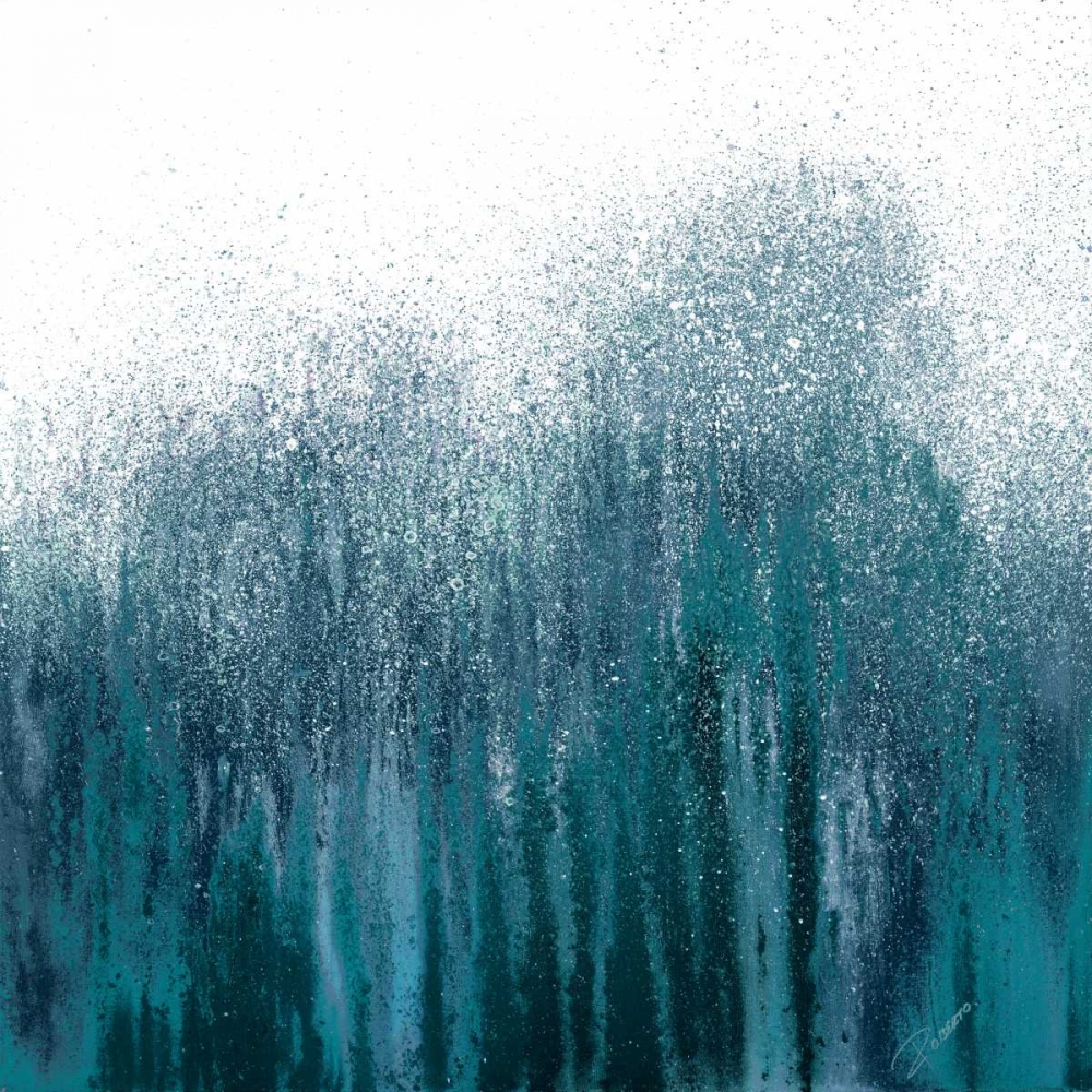 Tonal Blue Woods II art print by Roberto Gonzalez for $57.95 CAD