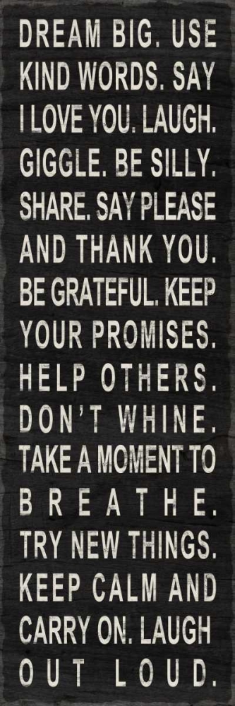 Dream Big - use kind words art print by SD Graphics Studio for $57.95 CAD