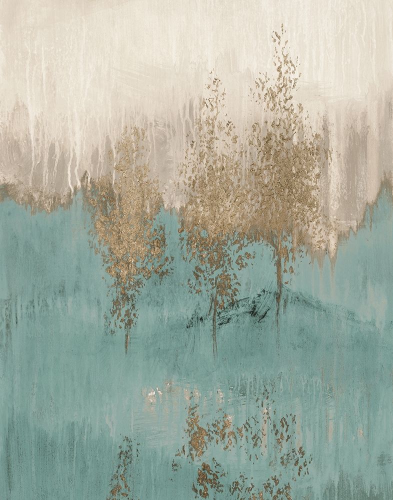 Through The Gold Trees Abstract I art print by Lanie Loreth for $57.95 CAD