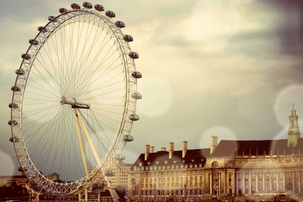 London Ferris Wheel art print by Emily Navas for $57.95 CAD