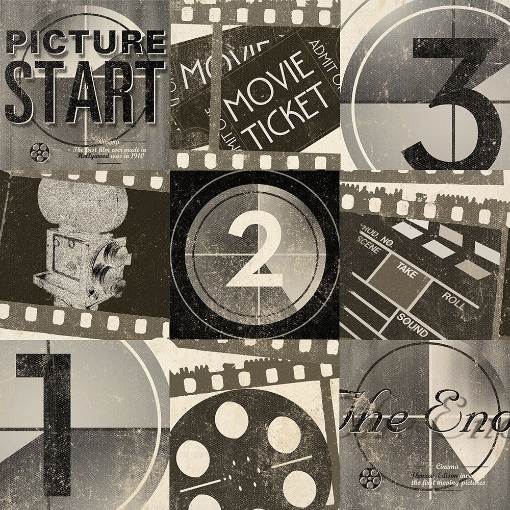 Cinema Patch art print by Sd Graphics Studio for $57.95 CAD