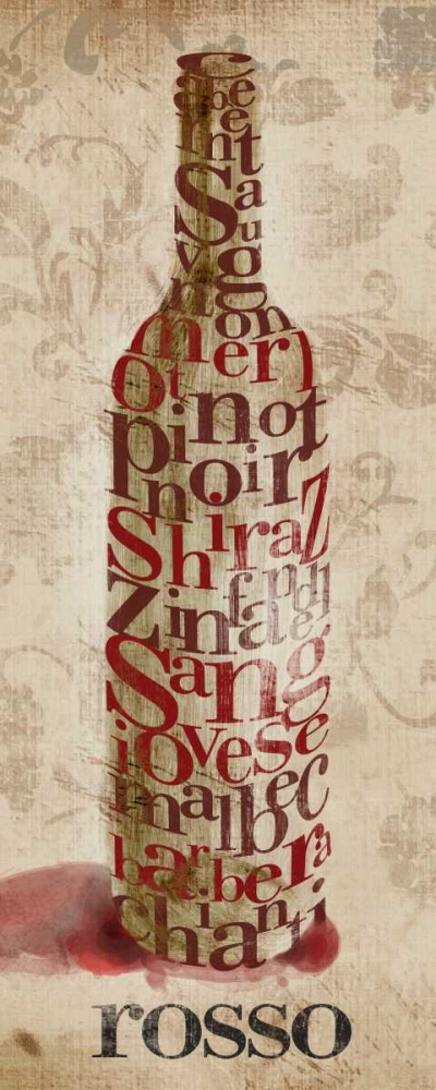 Type of Wine I art print by SD Graphics Studio for $57.95 CAD