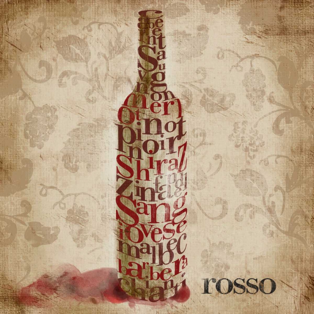 Type of Wine I art print by SD Graphics Studio for $57.95 CAD