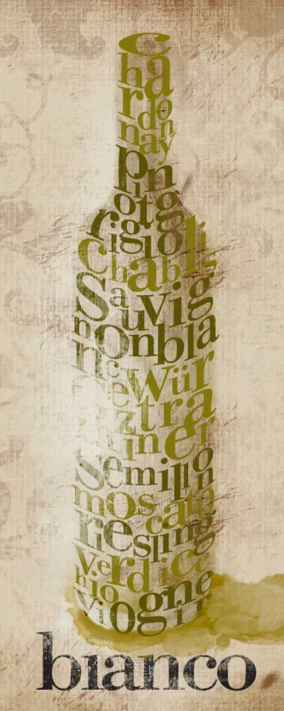 Type of Wine II art print by SD Graphics Studio for $57.95 CAD