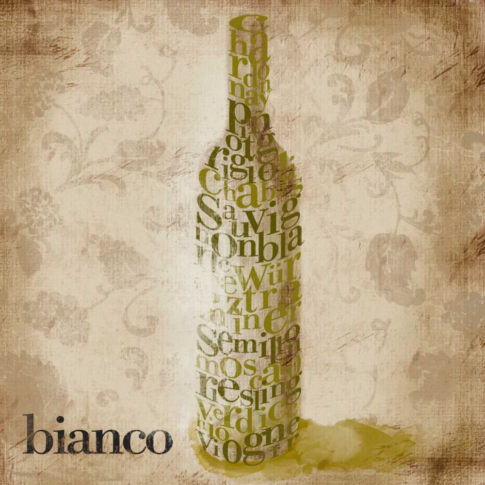 Type of Wine II art print by SD Graphics Studio for $57.95 CAD