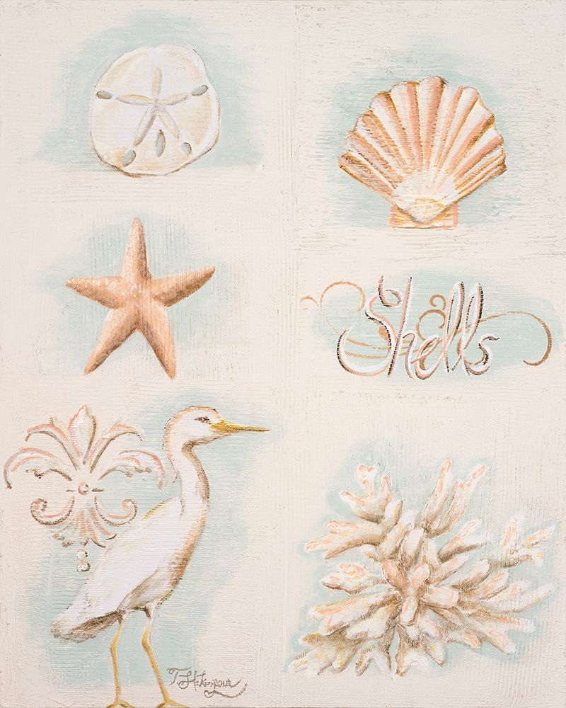 Sandy Shore I art print by Tiffany Hakimipour for $57.95 CAD