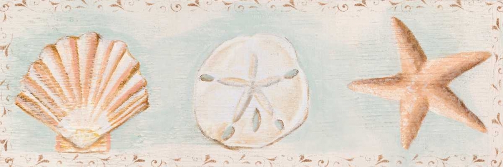Sandy Shells I art print by Tiffany Hakimipour for $57.95 CAD