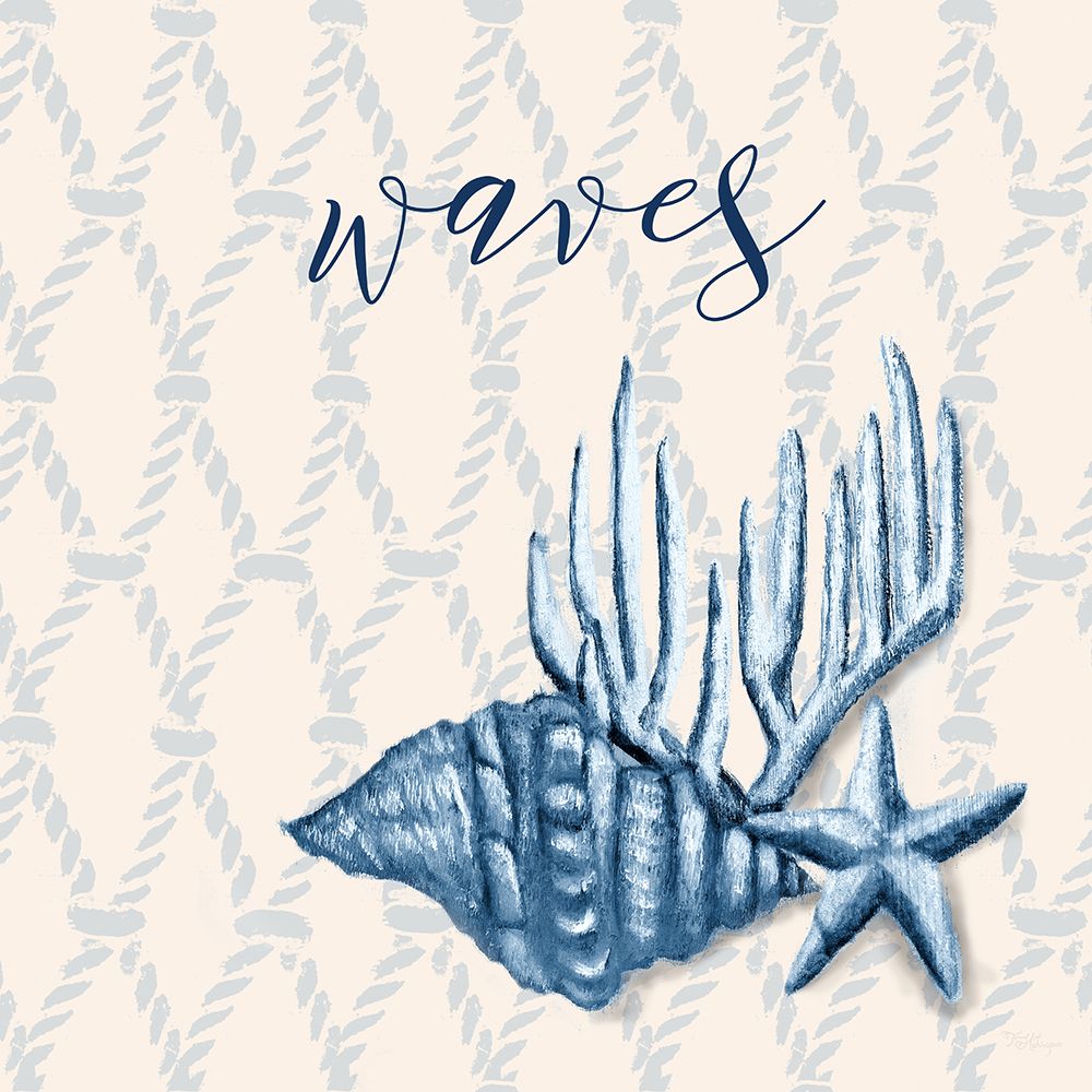 Ocean Waves II art print by Tiffany Hakimipour for $57.95 CAD
