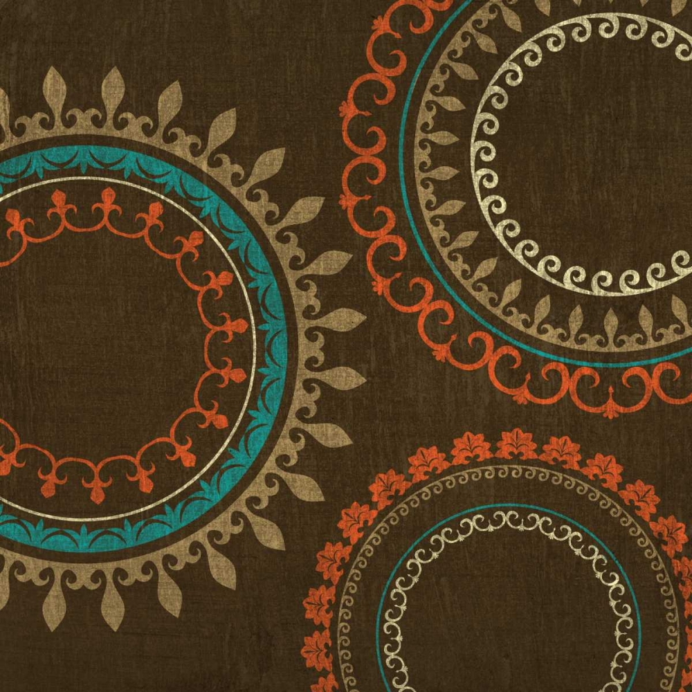 Chocolate Suzani II art print by SD Graphics Studio for $57.95 CAD