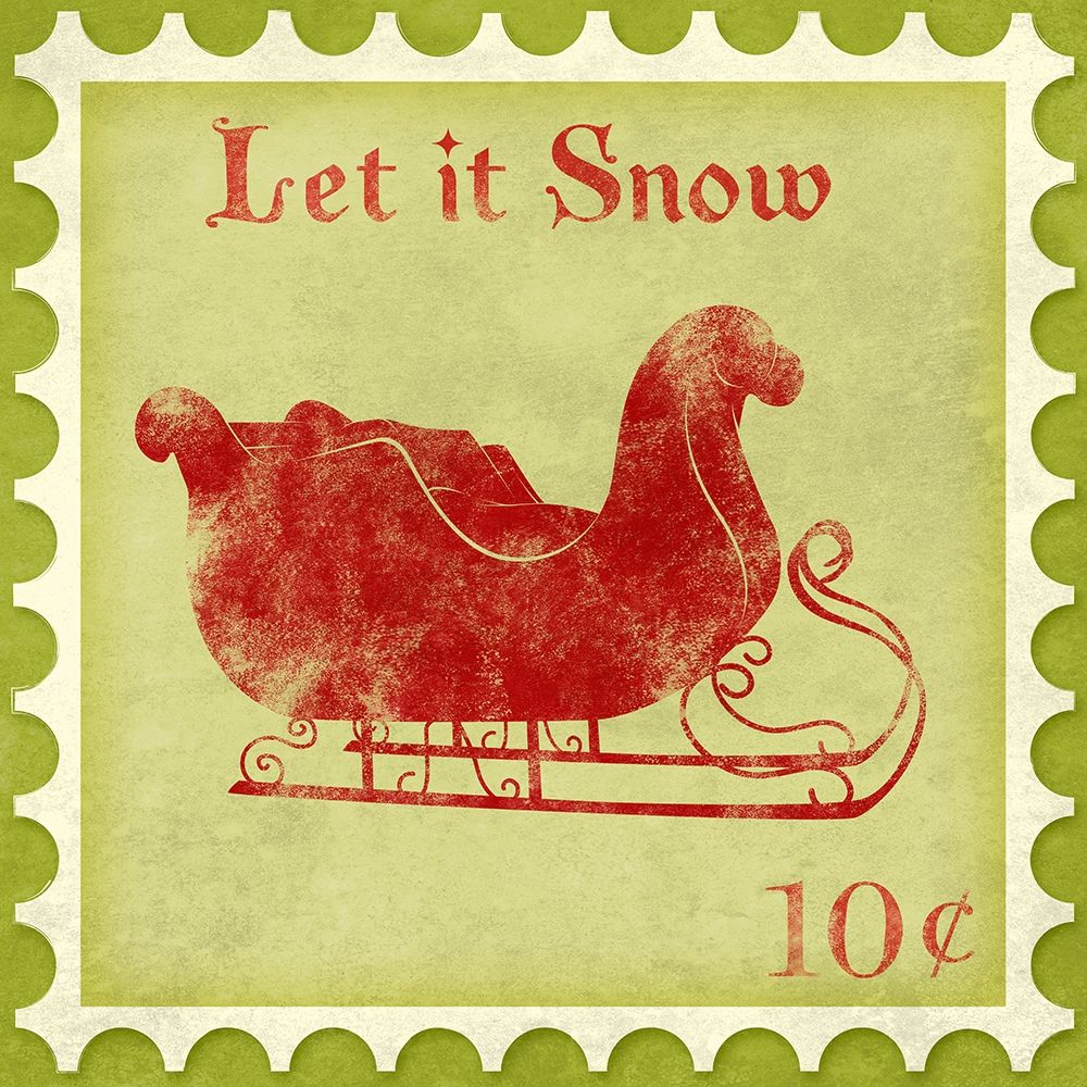 Holiday Stamp III art print by SD Graphics Studio for $57.95 CAD