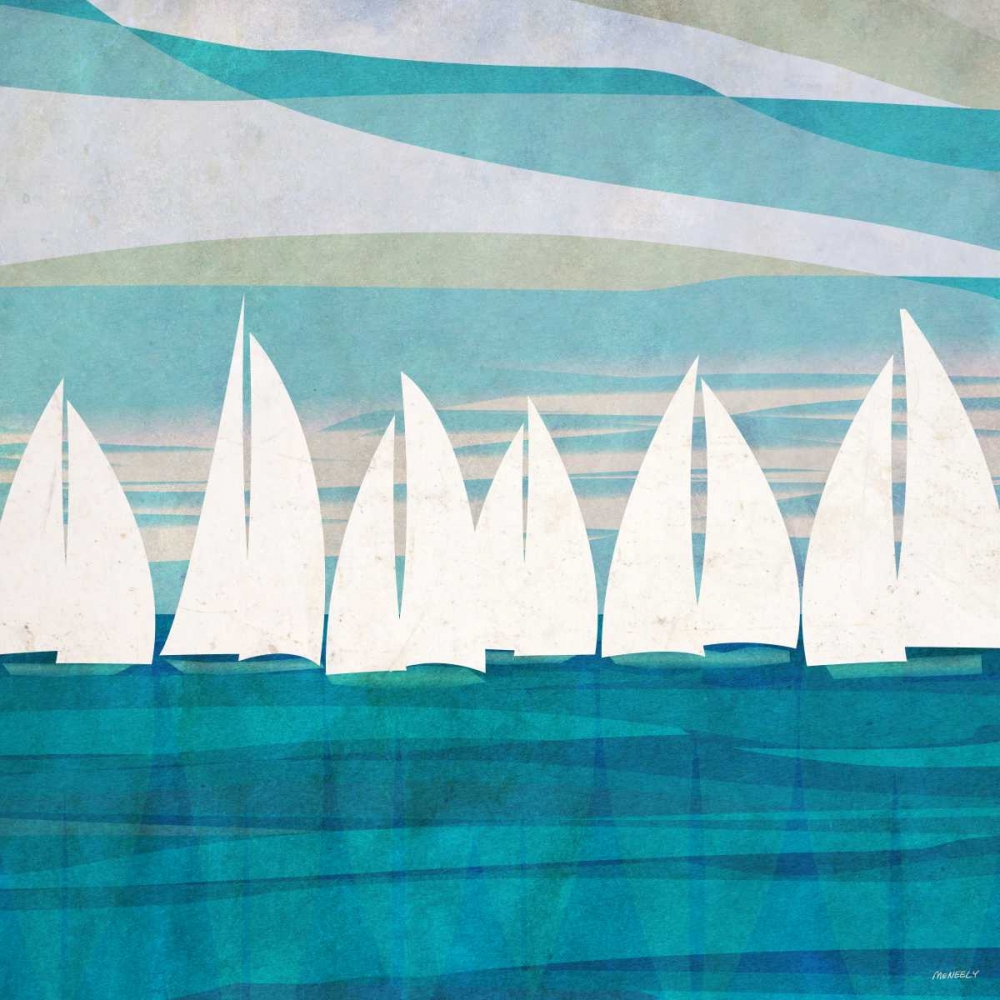 Afternoon Regatta II art print by Dan Meneely for $57.95 CAD