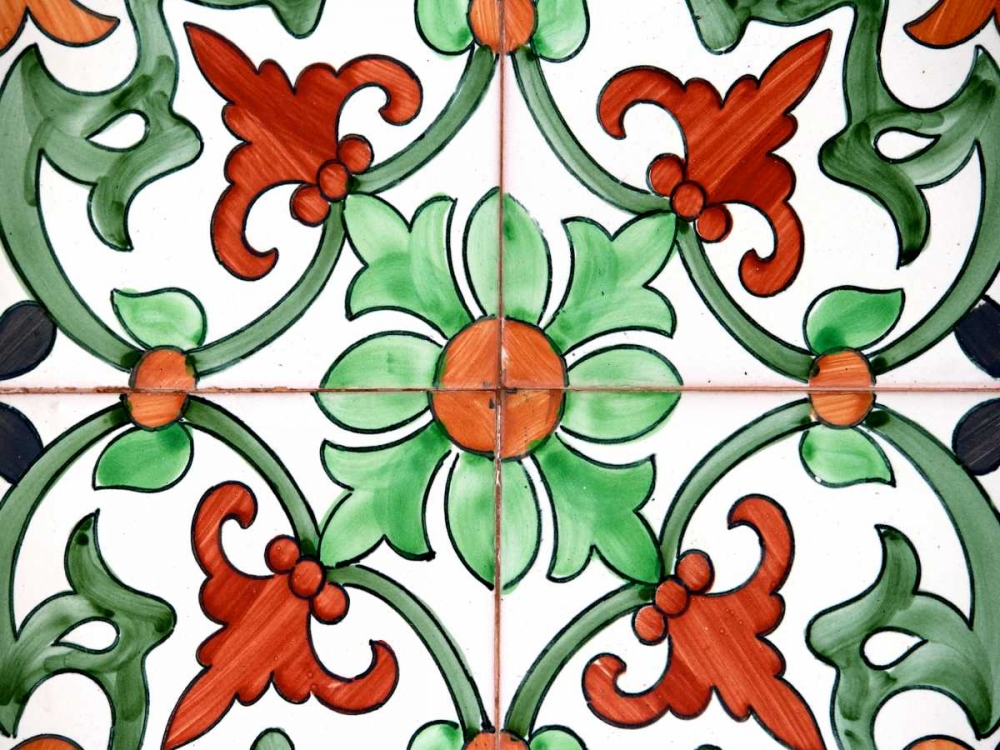 Spanish Tiles II art print by Jairo Rodriguez for $57.95 CAD