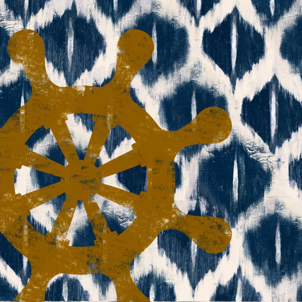 Nautical Ikat II art print by Patricia Pinto for $57.95 CAD