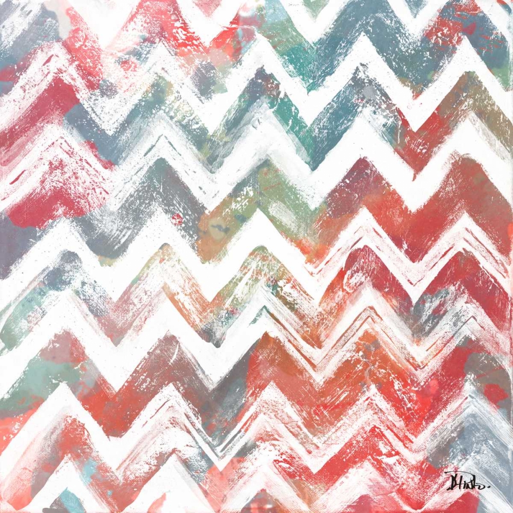 Bright Rustic Chevron art print by Patricia Pinto for $57.95 CAD