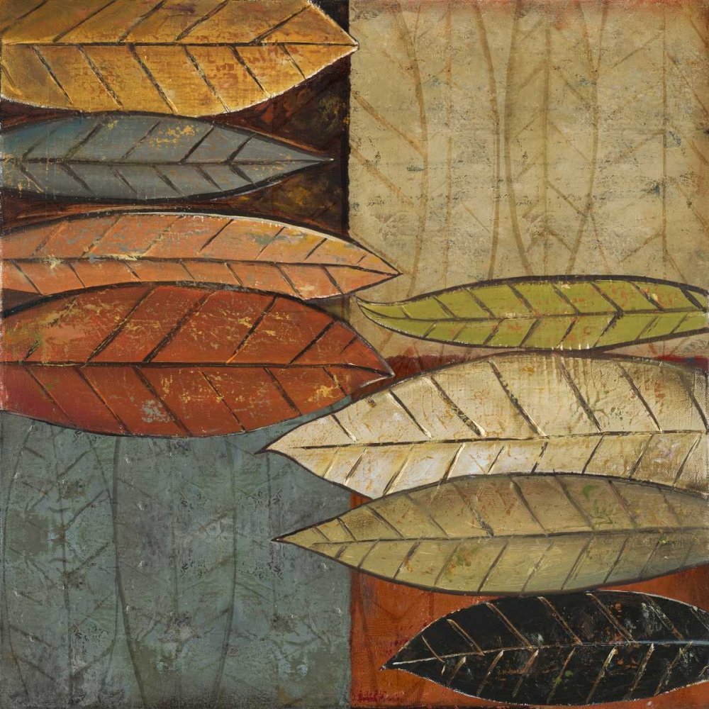 Tall Leaves Square I art print by Patricia Pinto for $57.95 CAD