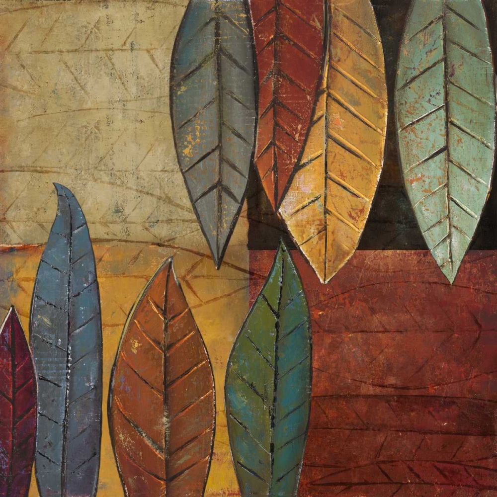 Tall Leaves Square II art print by Patricia Pinto for $57.95 CAD