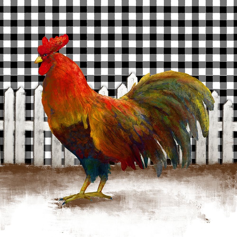 Morning Rooster II art print by Dan Meneely for $57.95 CAD