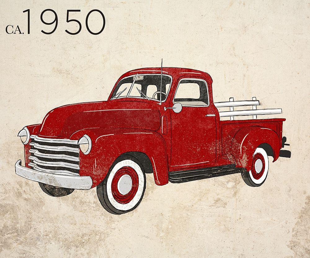 Vintage Pick-Up art print by SD Graphics Studio for $57.95 CAD