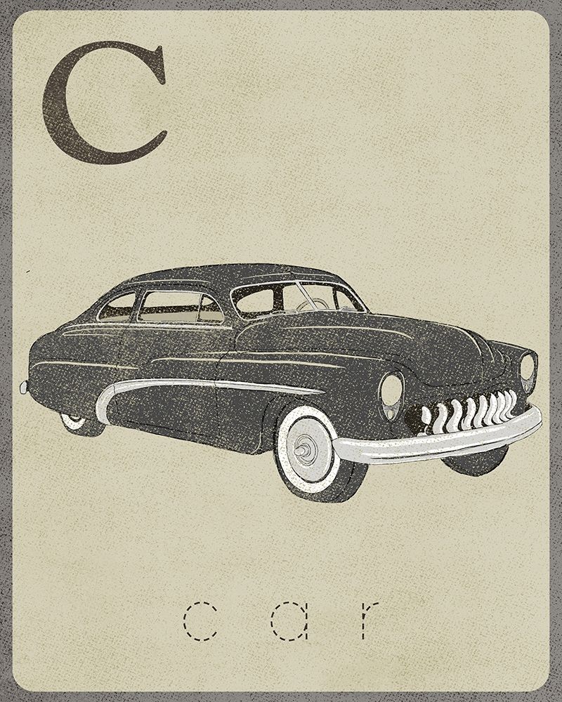 Vintage Learning Cards I art print by SD Graphics Studio for $57.95 CAD