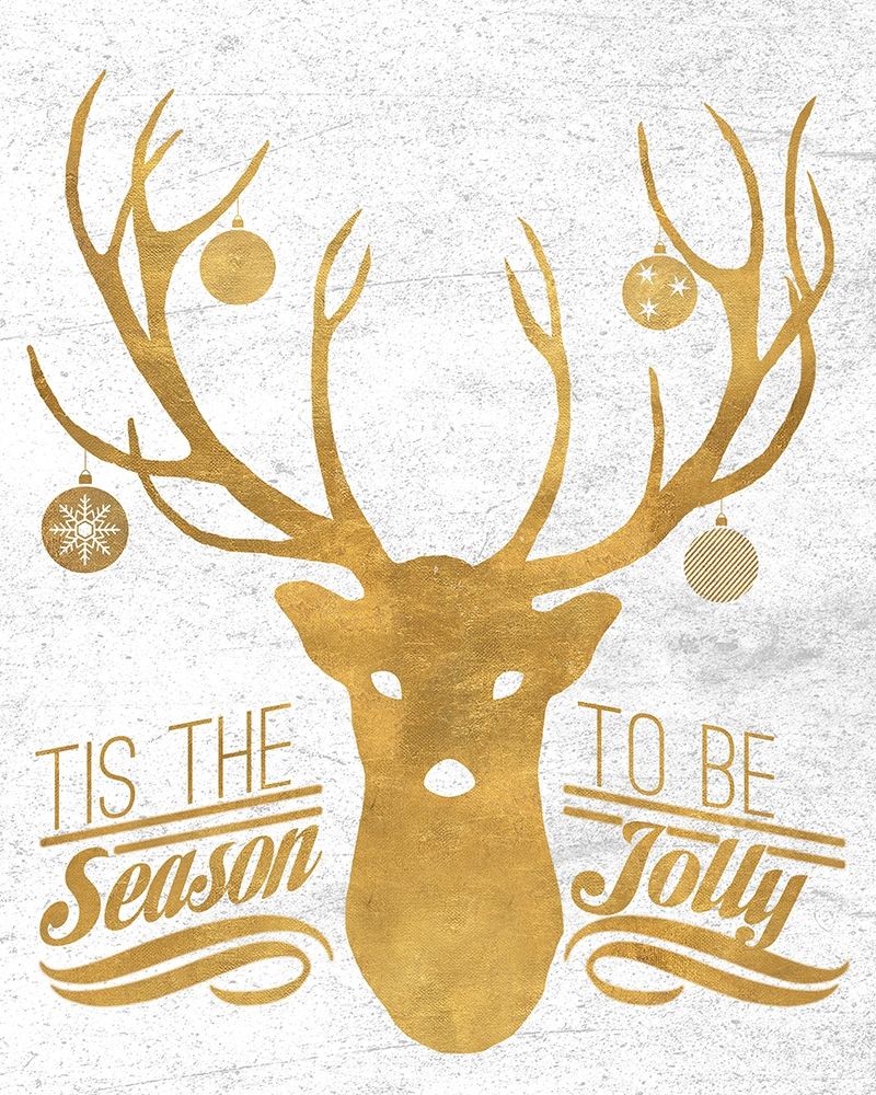 Jolly Reindeer art print by Nicholas Biscardi for $57.95 CAD