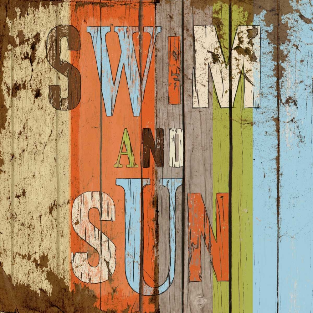 Swim and Sun art print by Elizabeth Medley for $57.95 CAD