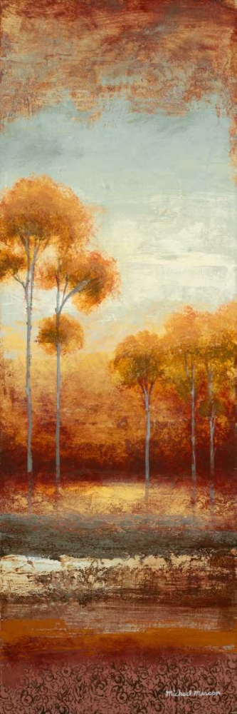 Glowing Red Trees I art print by Michael Marcon for $57.95 CAD