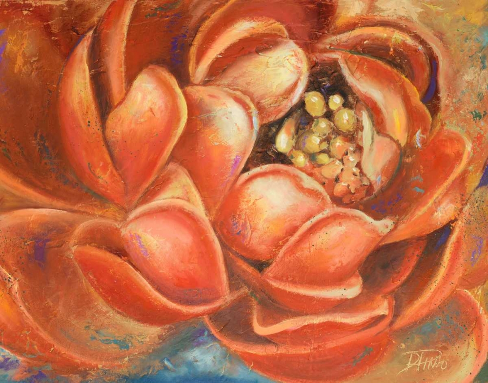 Red Lotus I art print by Patricia Pinto for $57.95 CAD