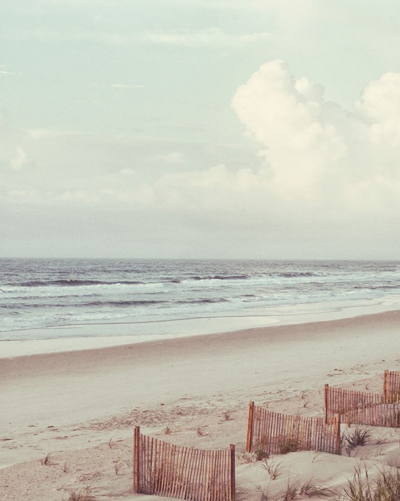 Beach Fence II art print by Kathy Mansfield for $57.95 CAD