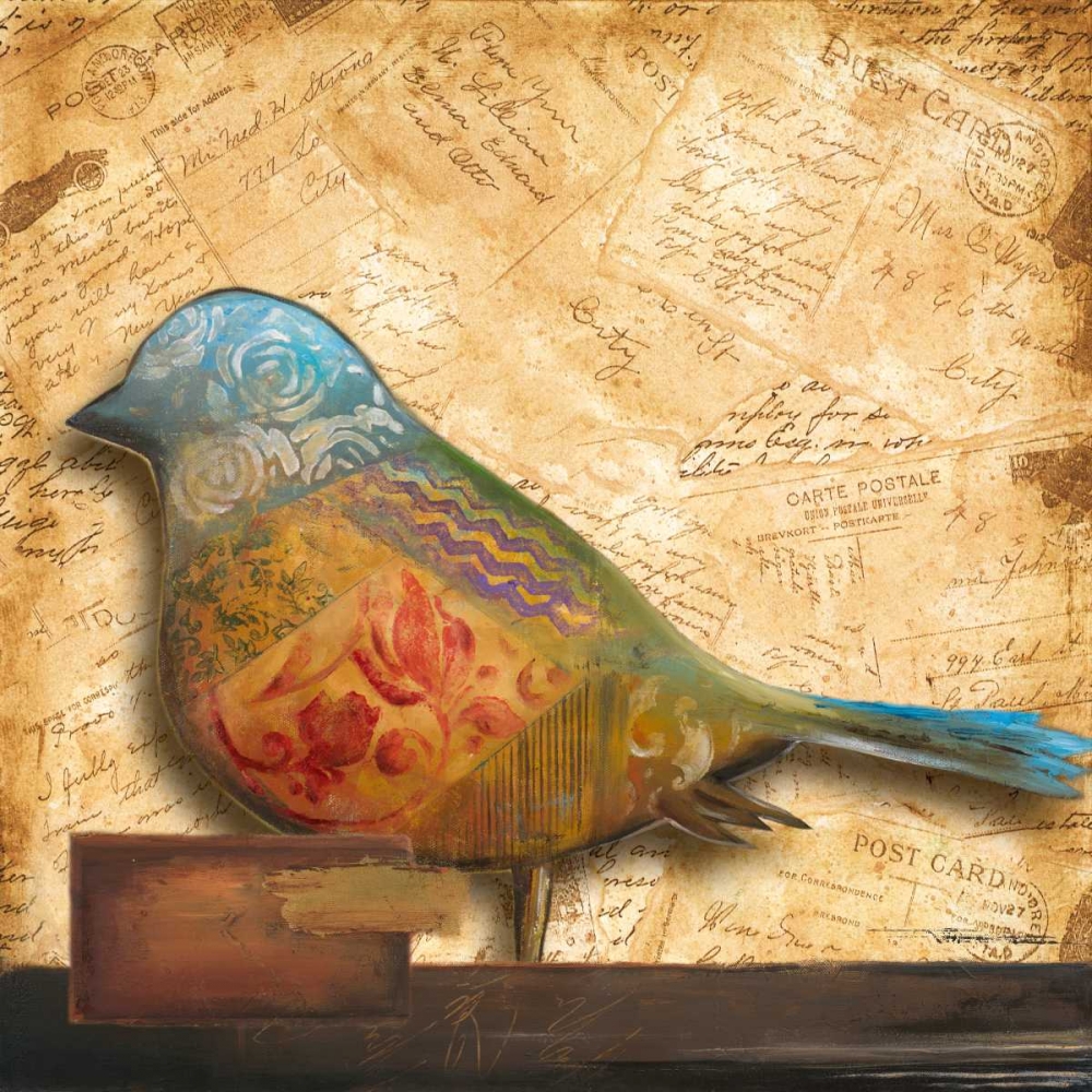 Bird of Collage I art print by Patricia Pinto for $57.95 CAD