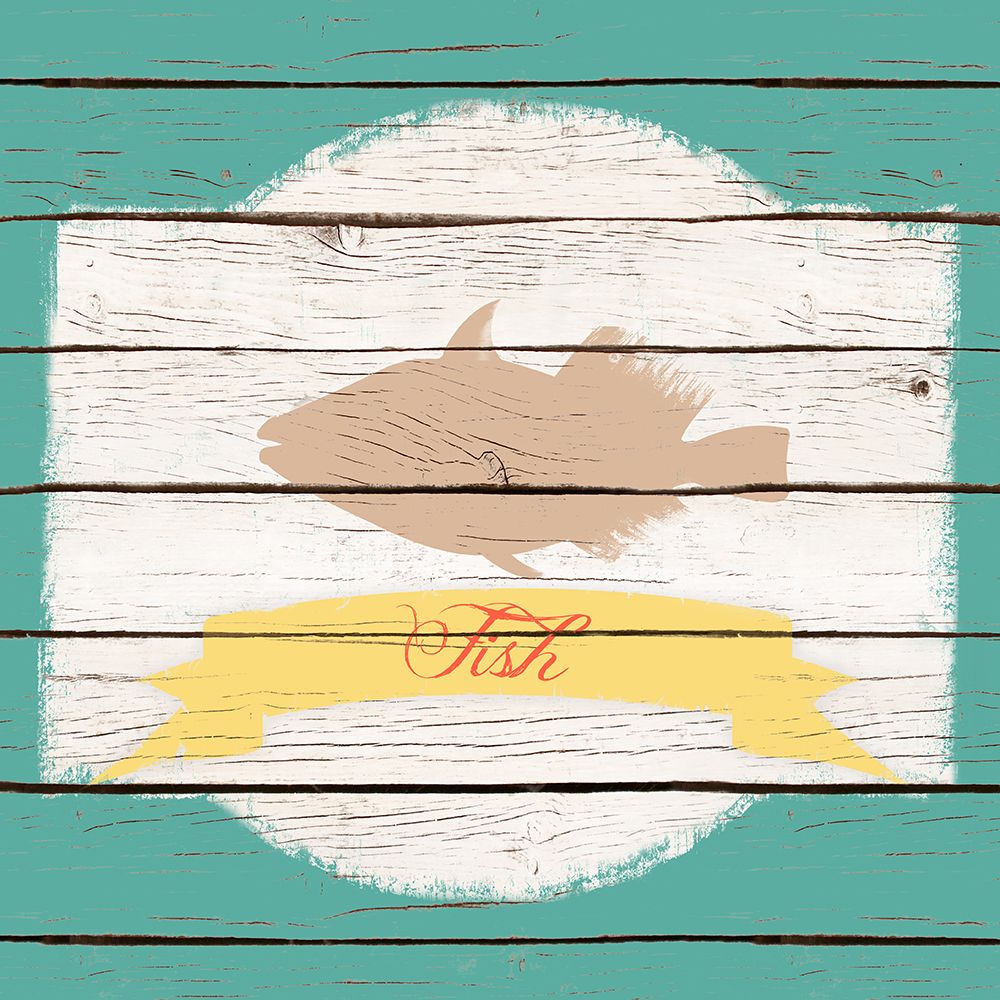 Fresh Market Teal I art print by Gina Ritter for $57.95 CAD
