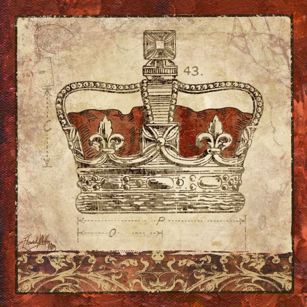 Crowns I art print by Elizabeth Medley for $57.95 CAD