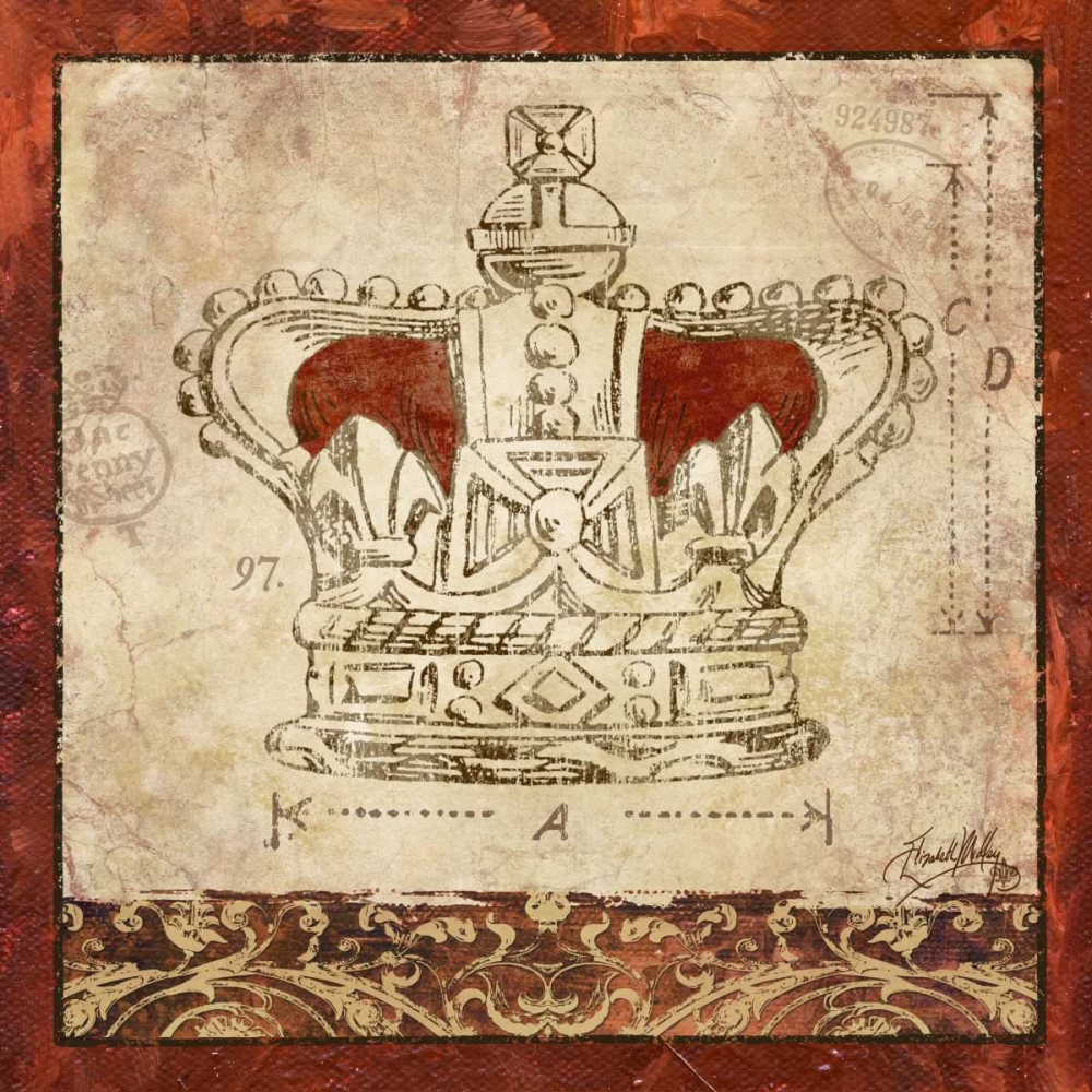 Crowns II art print by Elizabeth Medley for $57.95 CAD