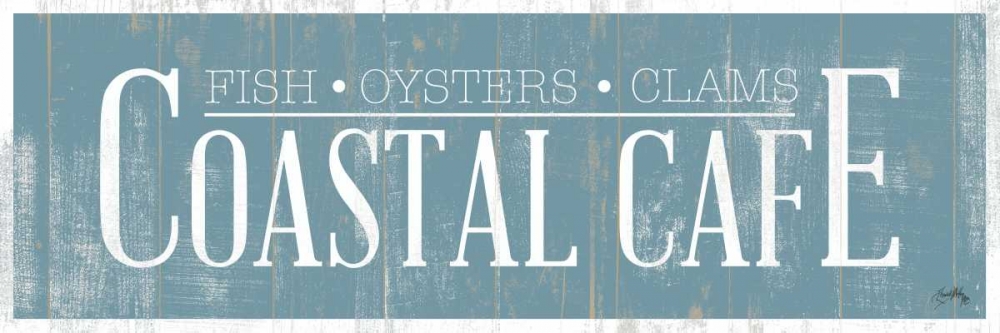 Coastal Cafe art print by Elizabeth Medley for $57.95 CAD