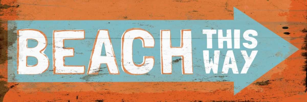 Beach This Way art print by Elizabeth Medley for $57.95 CAD