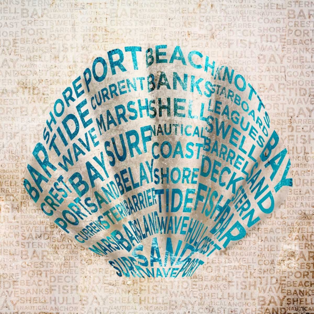 Shell Type Border I art print by SD Graphics Studio for $57.95 CAD