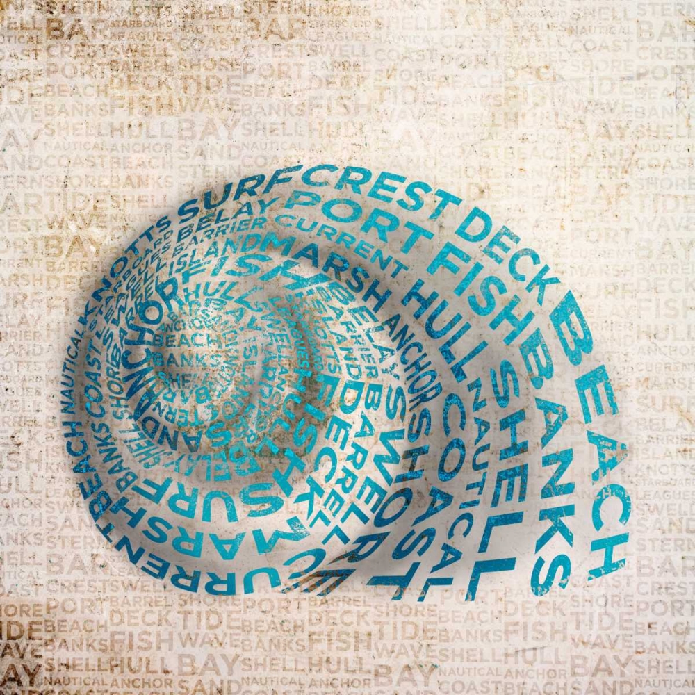 Shell Type Border II art print by SD Graphics Studio for $57.95 CAD