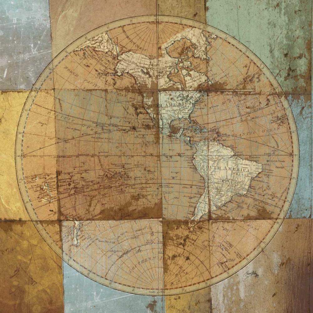Single Map art print by Elizabeth Medley for $57.95 CAD