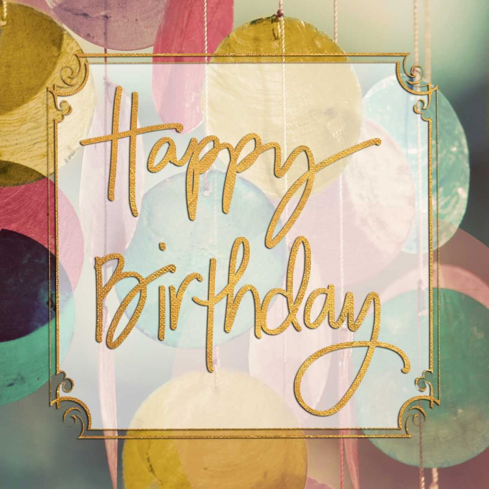 Happy Birthday art print by Gail Peck for $57.95 CAD