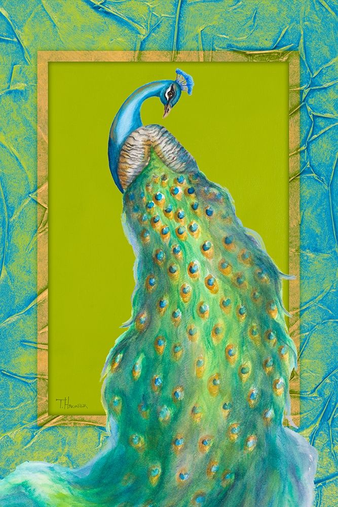 Peacock Daze I art print by Tiffany Hakimipour for $57.95 CAD