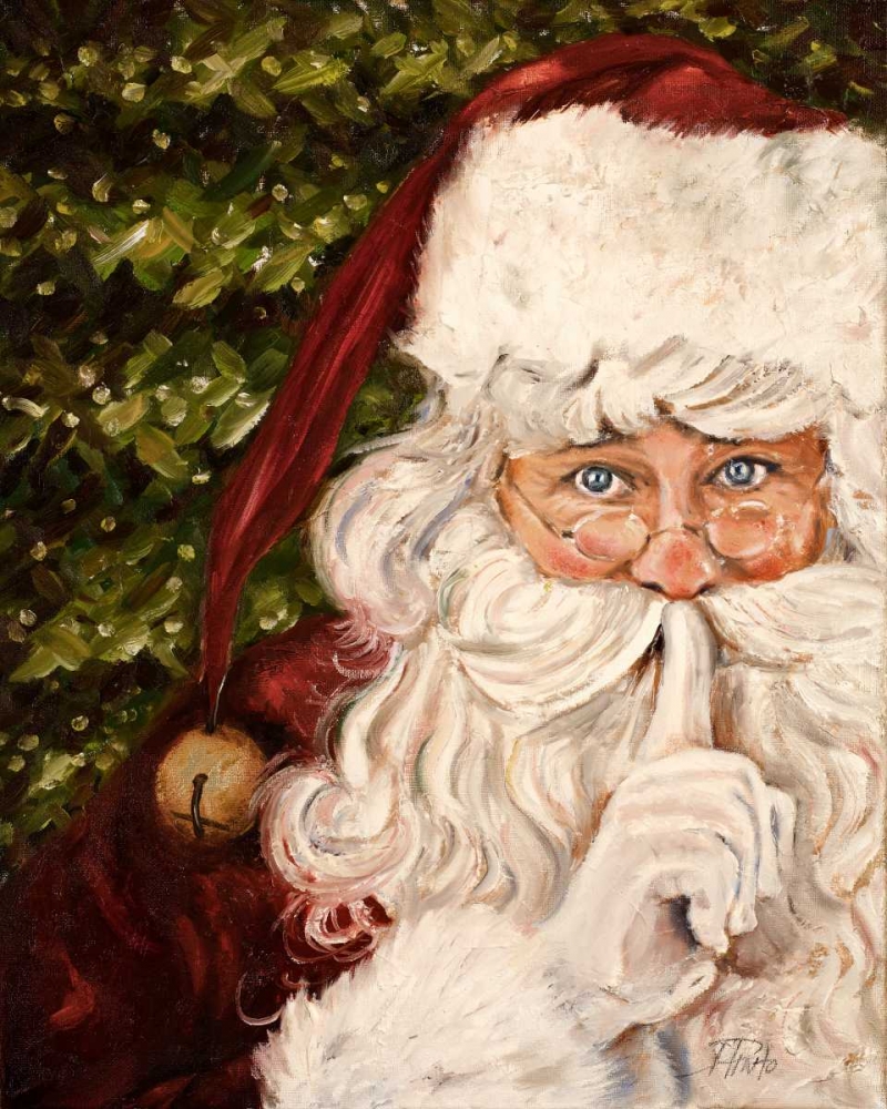 Secret Santa art print by Patricia Pinto for $57.95 CAD