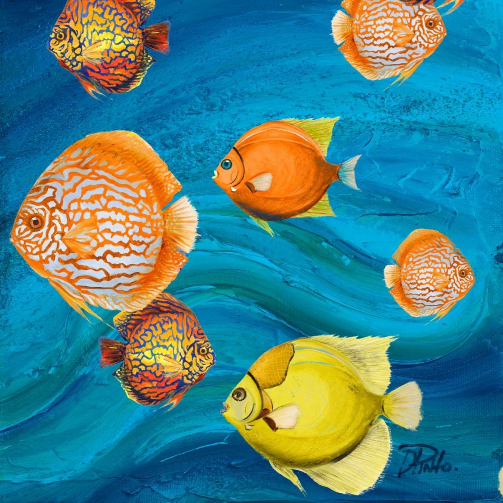 Aquatic Sea Life II art print by Patricia Pinto for $57.95 CAD