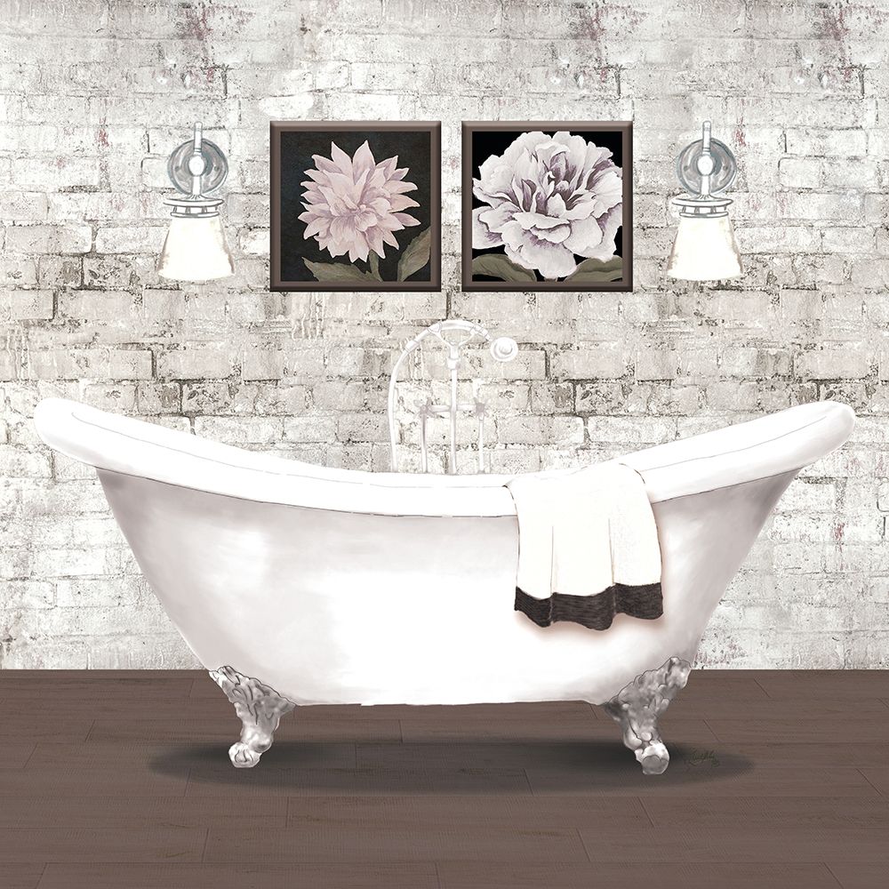 Brick Bath I art print by Elizabeth Medley for $57.95 CAD