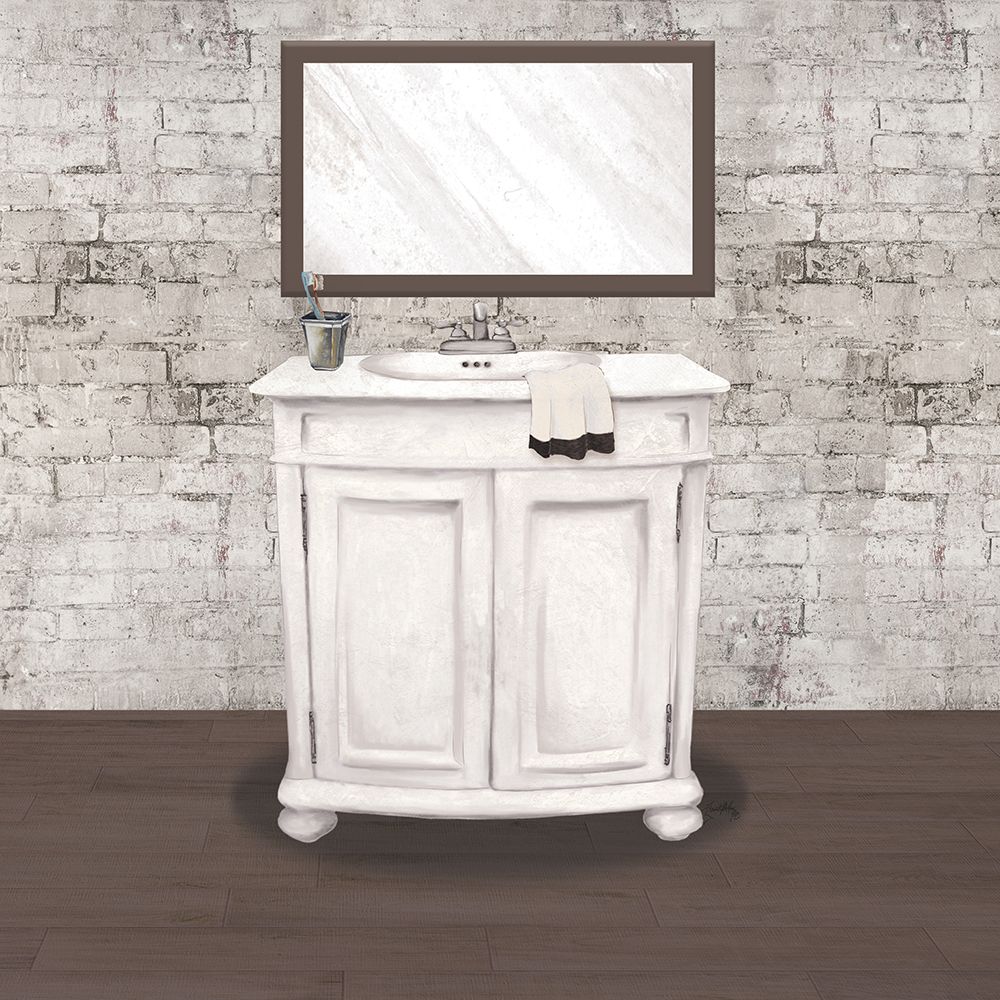 Brick Bath II art print by Elizabeth Medley for $57.95 CAD