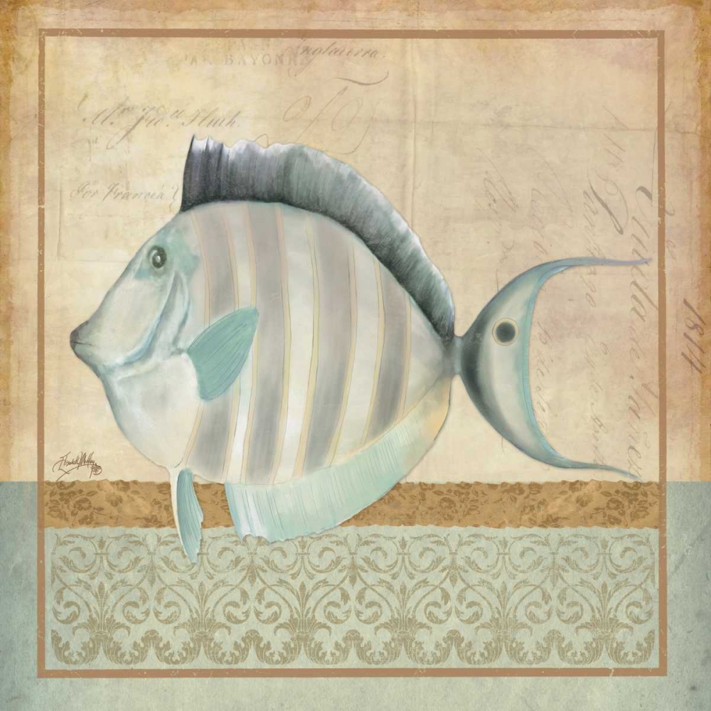 Vintage Fish III art print by Elizabeth Medley for $57.95 CAD