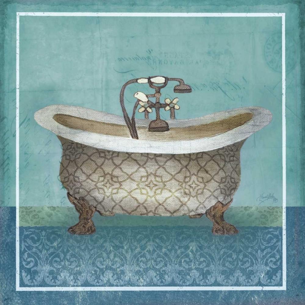Regal Blue Tub II art print by Elizabeth Medley for $57.95 CAD