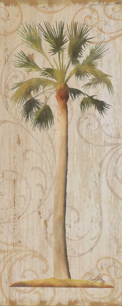 Palm Swirls I art print by Elizabeth Medley for $57.95 CAD
