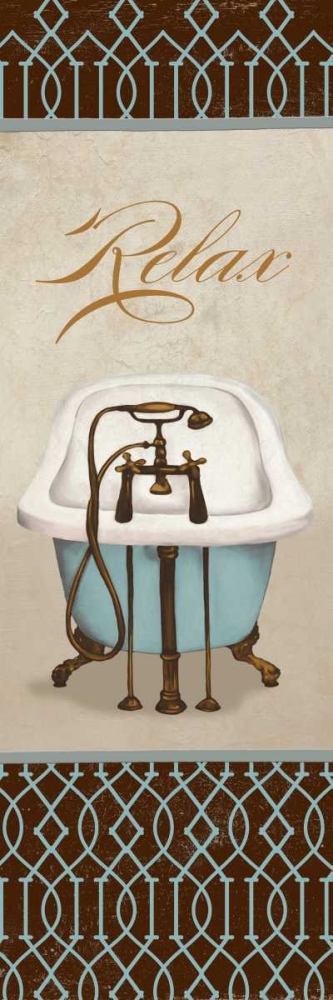 Relax in Blue I art print by Elizabeth Medley for $57.95 CAD
