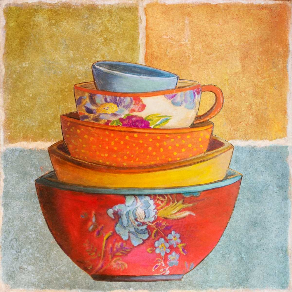 Collage Bowls I art print by Patricia Pinto for $57.95 CAD