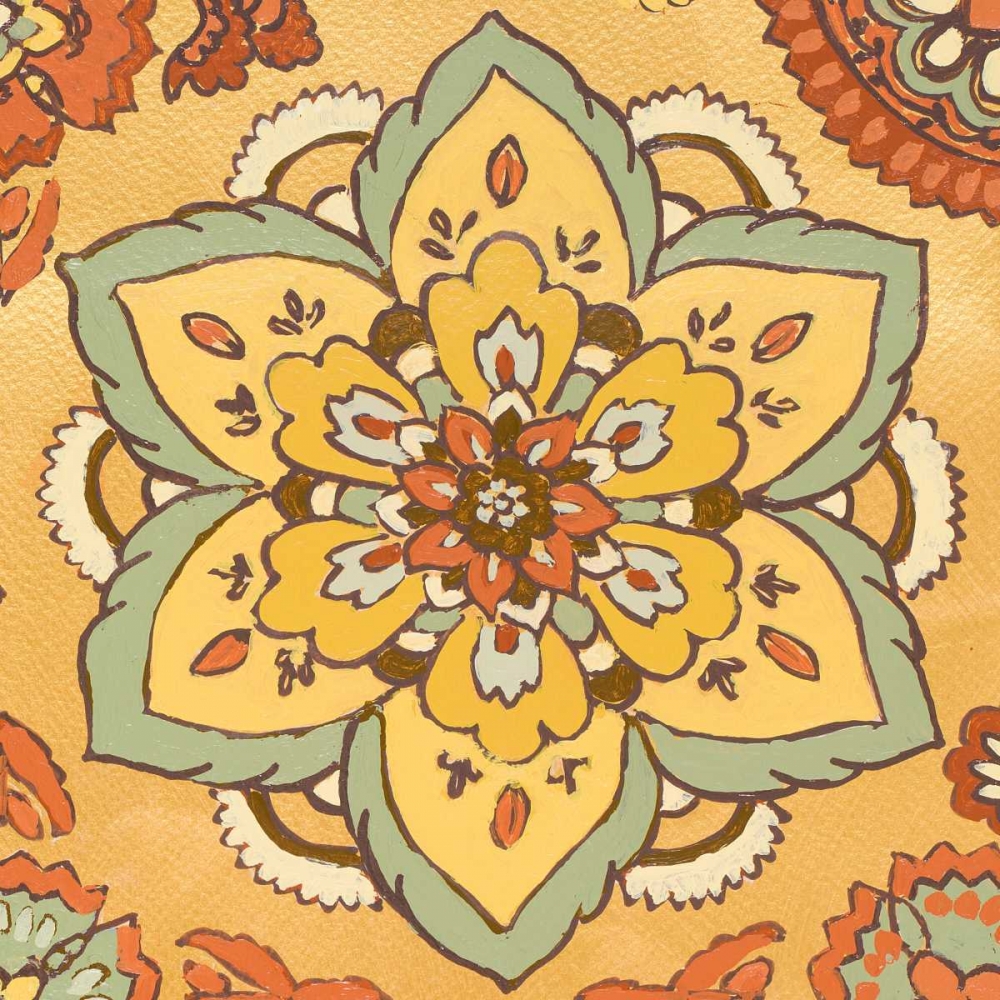 Persian Floral VI art print by Lanie Loreth for $57.95 CAD