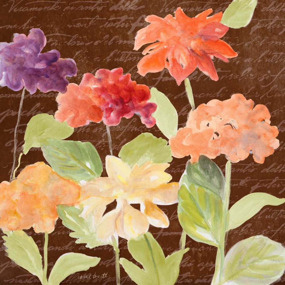 Fragrant Garden on Brown II art print by Lanie Loreth for $57.95 CAD